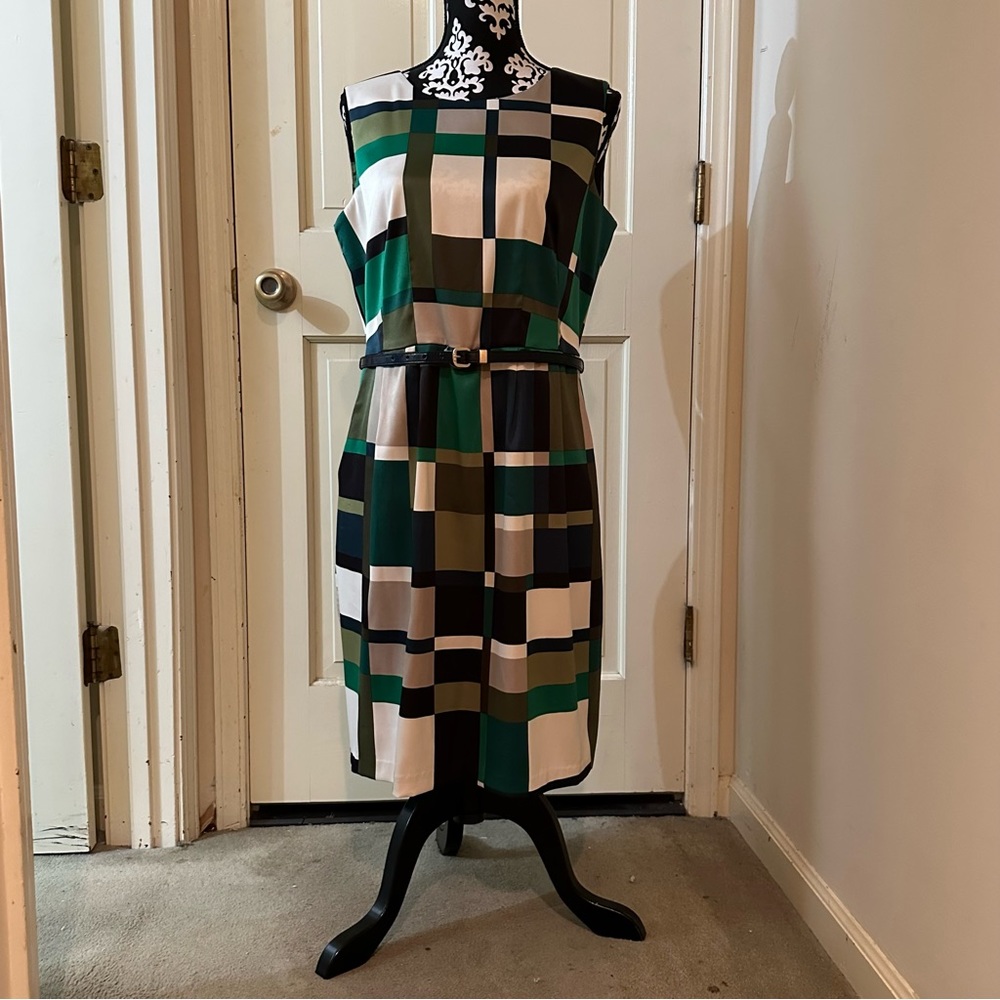 in studio squared multicolor dress size 12 brand new never worn